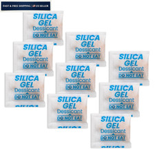 100PCS 1g Silica Gel Packets, Moisture Absorbers Desiccant Packs 1g*100pack