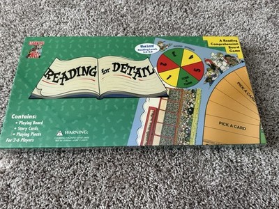 Reading for Detail , Blue Level Edition- A Reading Comprehension Board Game