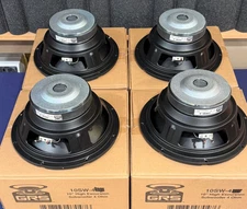 GRS 10SW-4 10” Poly Cone Subwoofer Drivers, SET OF TWO