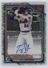 2024 Bowman Draft Chrome Prospect HTA Choice Refractor Trey Snyder Auto 01wt