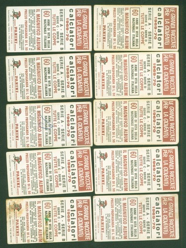 LOTTO 111 FIGURINE PANINI CALCIATORI 1969-70 TUTTE DIFFERENTI VELINE ORIGINALI - Foto 14 di 20