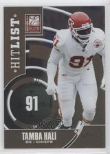 2011 Donruss Elite Hit List Gold 396/999 Tamba Hali #23 0a1