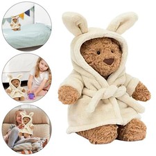 New Jellycat Bartholomew Bear 10" Bathrobe Plush Doll - With Tag & Dust Bag