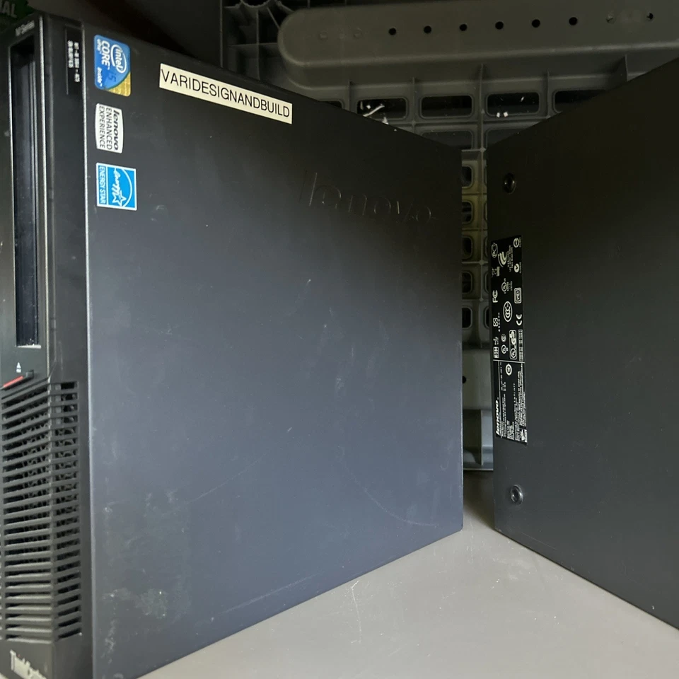 Lote de 2 computadoras de escritorio Lenovo ThinkCentre serie M PC Intel Core i5 Windows 7 Unteste Foto 3 de 4