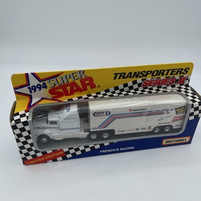 1994 Matchbox Super Star Rodney Combs #0 French's Racing Hauler NIB - AS-IS BOX