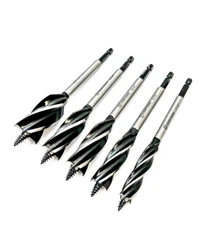 Auger Drill Bit for Wood,1/2", 5/8", 3/4" and 1" Inch Size with Quick Change ...