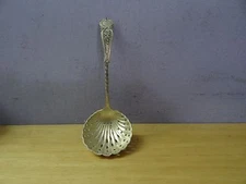 SUGAR SPOON VTG Sifter Pierced ANTIQUE WMF W M F SILVER PLATED I/O