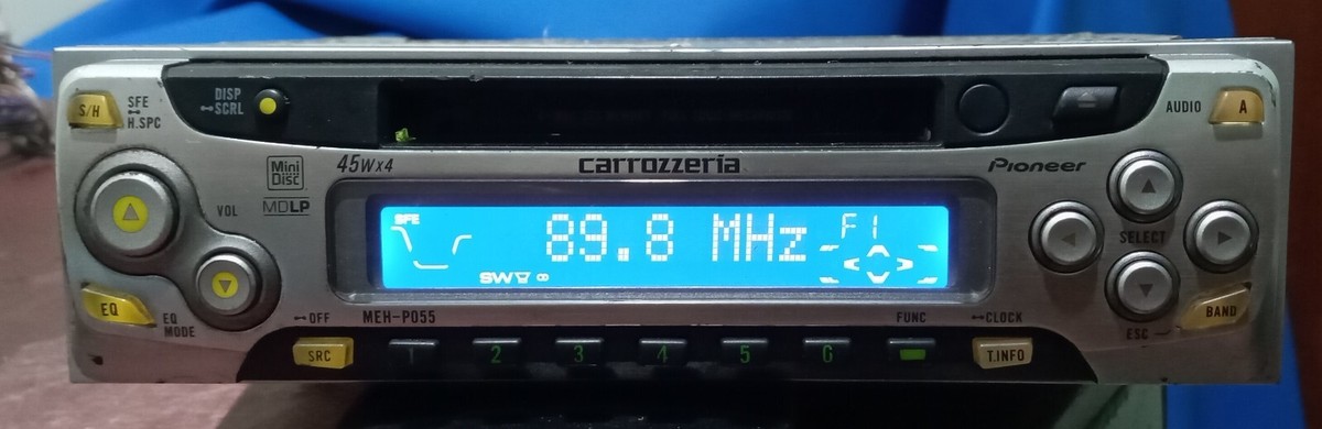 Pioneer Carrozzeria MEH-P055 car stereo MD player receiver Old