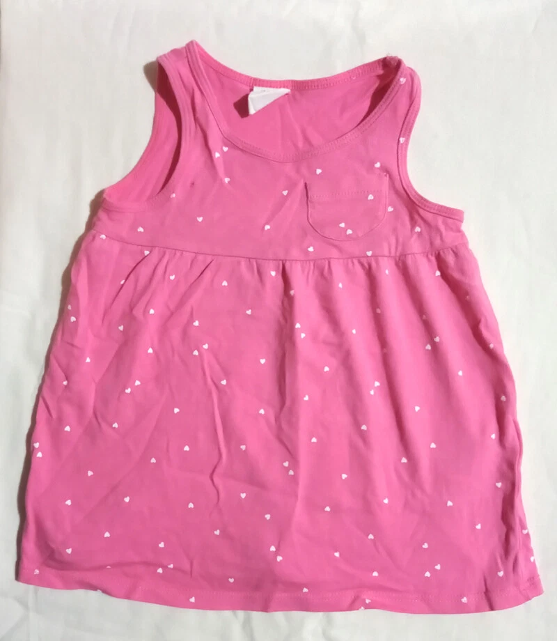 Abitino bimba leggero estivo rosa cuori 4 6 mesi 68 H M abito