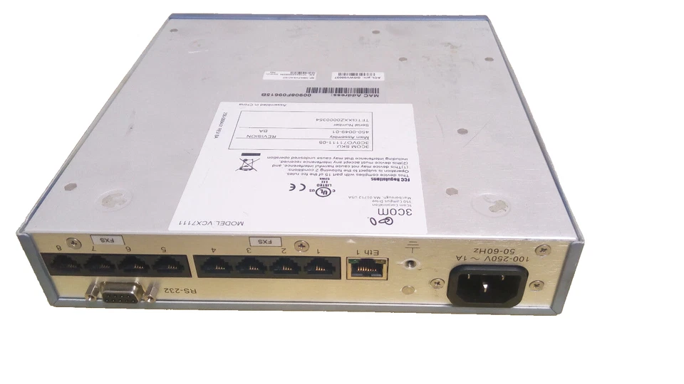 3COM VCX V7111 Analog Gatewy 8 Channels Unit - Image 2 of 4