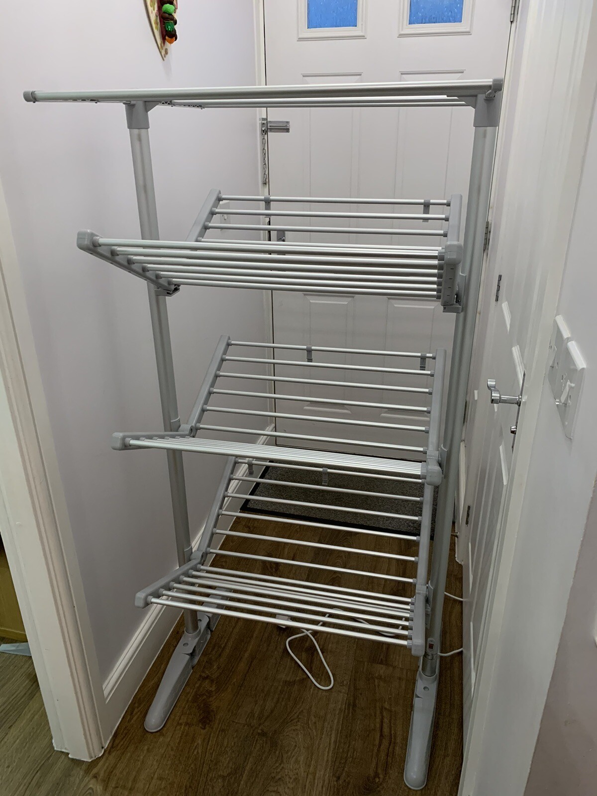 Minky Sure Dri 4 Tier Heated Clothes Airer with Cover eBay