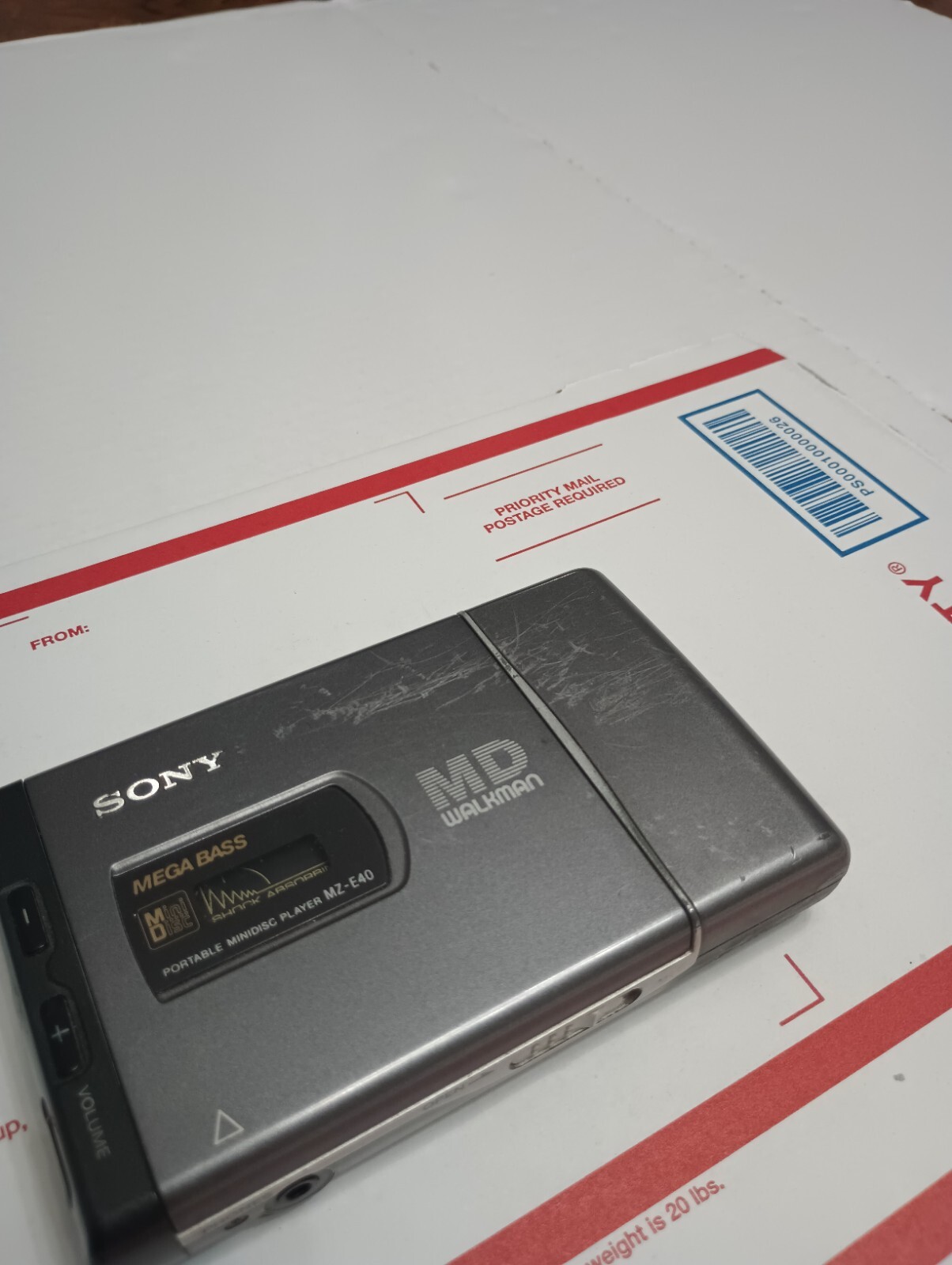 Sony MD MiniDisc Player MZE40 Portable Walkman ** Parts Repair ** eBay