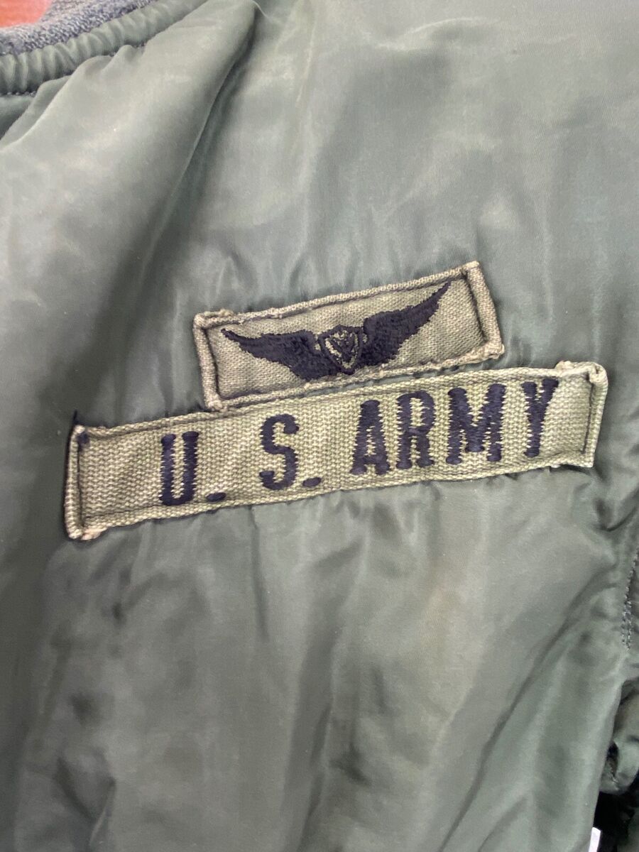 Original 1973 US Army Pilot Patched MA-1 Flight Jacket | eBay Original 1973 US Army Pilot Patched MA-1 Flight Jacket | eBay