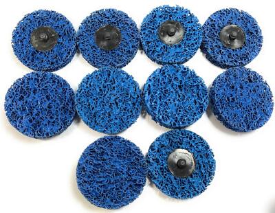 Poly Strip Abrasive Disc Clean & Remove Paint Rust and Oxidation 10 Pack 2 inch