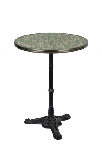 FRENCH PINK/GREY GRANTE BISTRO TABLE, 24" DIA., FREE SHIPPING ! - 第 1/7 張圖片