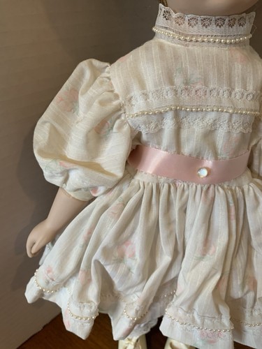 Porcelain Doll Lot x 4 Collectable Vintage Girl Dolls - Picture 15 of 22