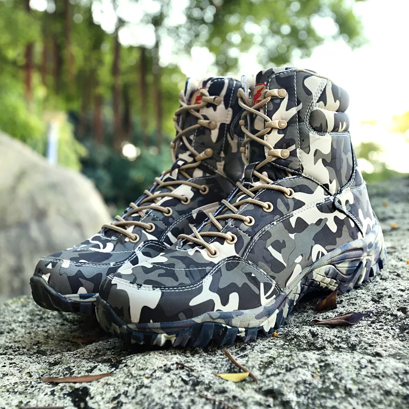 Army print deals boots
