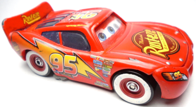DISNEY PIXAR CARS LIGHTNING MCQUEEN #95 RED 1:55 DIECAST 3
