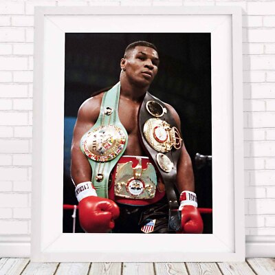 MIKE TYSON - Boxing Classic Poster Picture Print Sizes A5 to A0 **FREE DELIVERY*