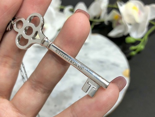 AUTH TIFFANY \u0026 CO KEY CHARM STERLING 