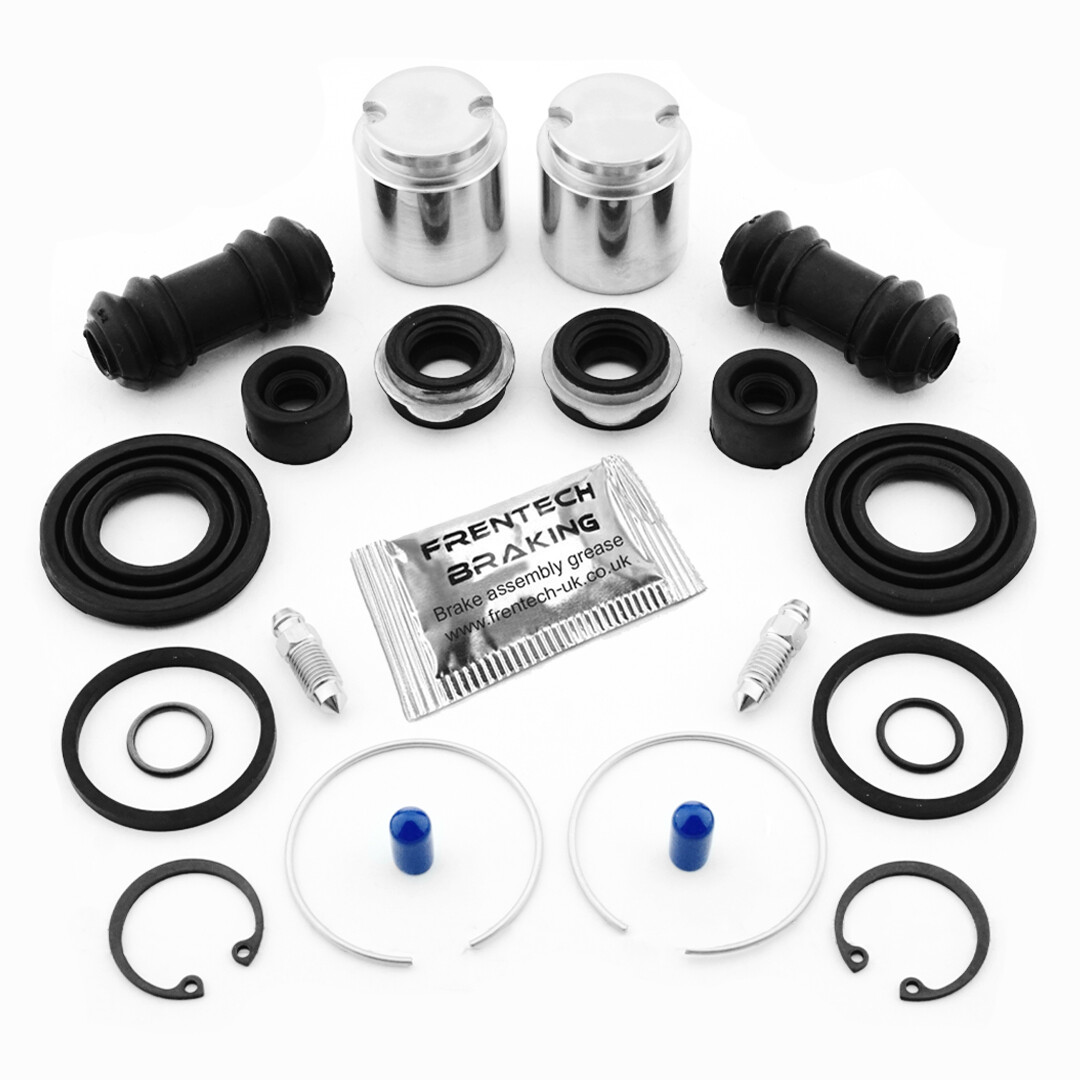 コムスター 2x Rear Brake Caliper Repair Kits & Pistons For Mazda RX7 FC