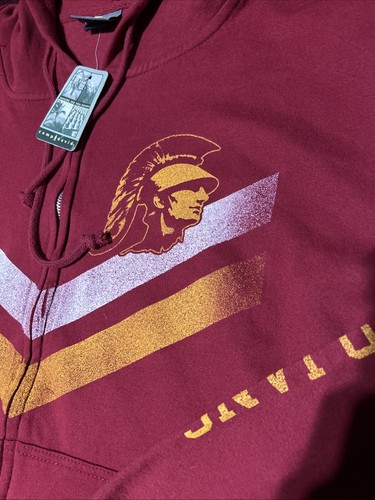 Neu Camp David College 2014 USC Trojaner großer Kaschmirpullover mit Reißverschluss🔥🔥 - Bild 6 von 8