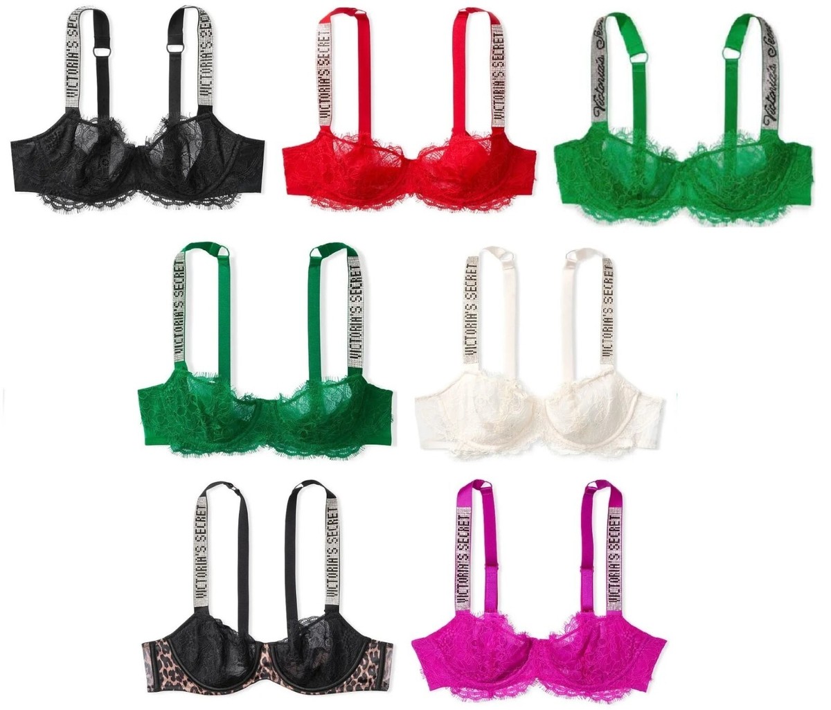 VICTORIA'S SECRET VERY SEXY WICKED UNLINED SHINE STRAP BALCONET