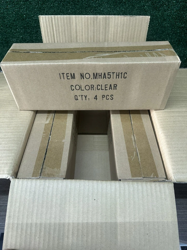 Paquete de 12 Cubos Acrílicos Caja Cepillo de Dientes Soporte Organizador Multiusos 3x3x4 Foto 4 de 4