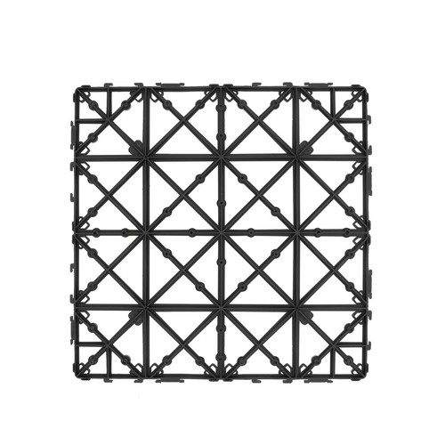 36Pcs Hardwood Interlocking Patio Deck Tiles Wood Flooring DIY Outdoor 12''x12'' - Picture 23 of 23