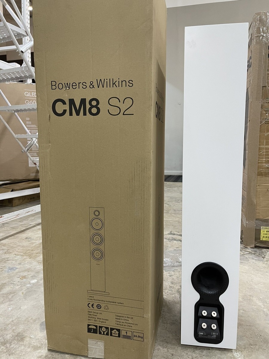 B&W CM8 S2 Floorstanding Speakers (White PAIR) | eBay B&W CM8 S2 Floorstanding Speakers (White PAIR) | eBay