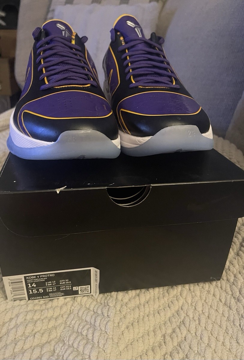 Size 14 - Nike Zoom Kobe 5 Protro 5x Champ for sale online Size 14 - Nike Zoom Kobe 5 Protro 5x Champ for sale online