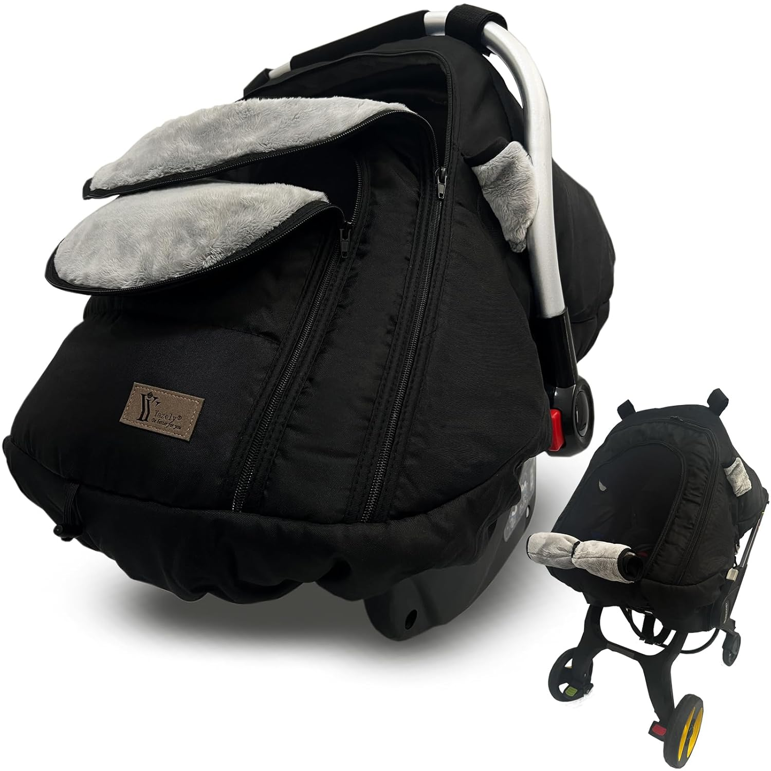 Winter Carseat Cover for Baby Cold-Weather Shield Protection - Baby Car Seat Cov