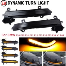 Led Side Mirror Turn Signal Lights Smoked Sequential For BMW 4 3 2 1 Series i3
