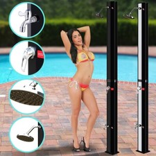 Douche solaire 35L Douche de jardin Solaire piscine Élément sol pour Douche