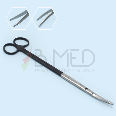 Kaye Facelift Serrated Supercut Scissors Curved 9'' Facial Tissue Plastic Surgery