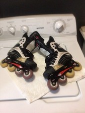 Mission Helium 1500 Quatro Inline Roller Hockey Skates, YouthSize 2E,WH 59596464