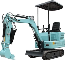 Kubota Engine 1.4Ton Mini Excavator Crawler Digger Hydraulic Thumb USA STOCK