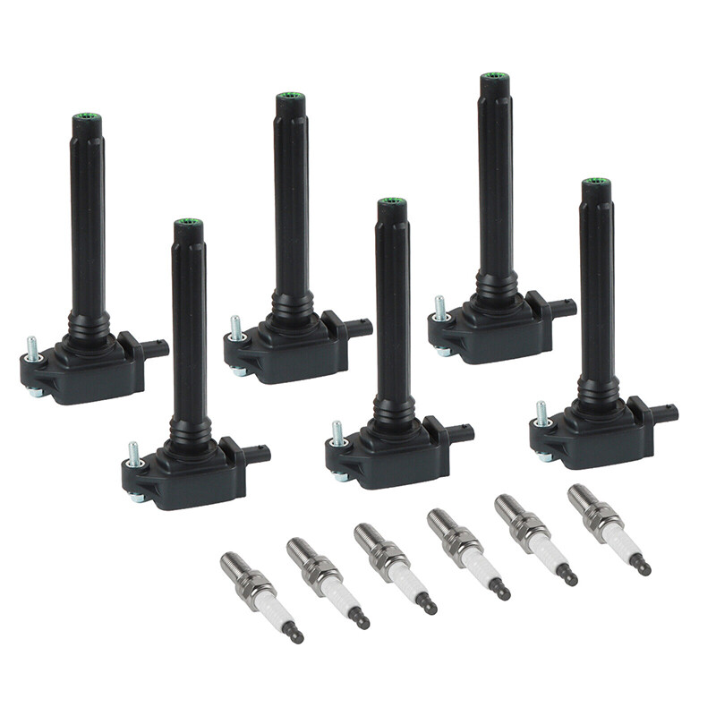 Coil Pack And Spark Plugs Combo 6-Piece Ignition Coil & Iridium Spark Plug Set For Jeep & Dodge 3.6L Engine (UF648) Ignition Coil Spark Plug Set - Foto 8