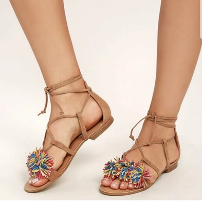 steve madden fringe sandals