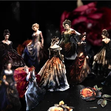 20Pcs Vintage Gothic Paper Stickers Junk Journal Album Scrapbooking Collage Art