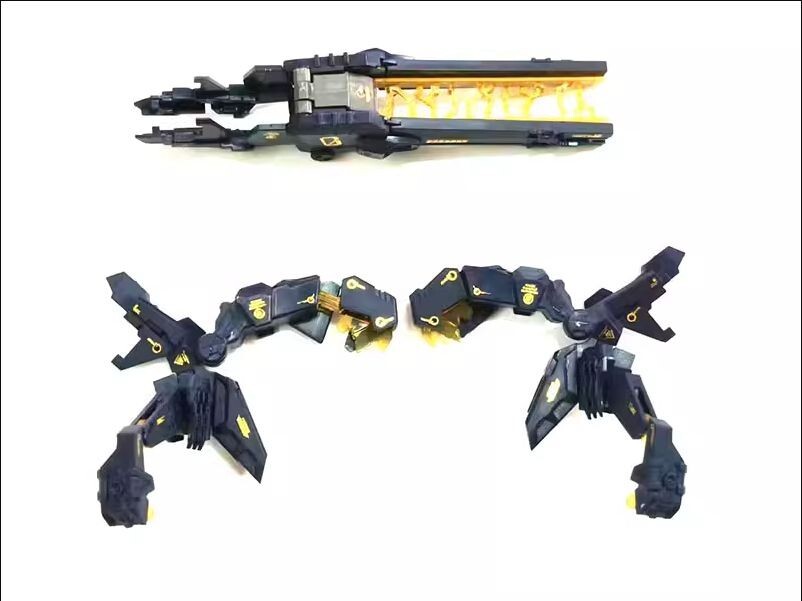 あーまーさん専用 CG model Expansion Unit Armed Armor VN/BS black orange for 1/100
