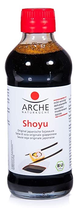 Arche - Original japanische Sojasauce Shoyu Bio (6x250ml) Sojasoße würzen