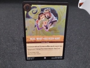 Heal What Has Been Hurt 26/204 Disney Lorcana Into The Inklands Cold Foil NM