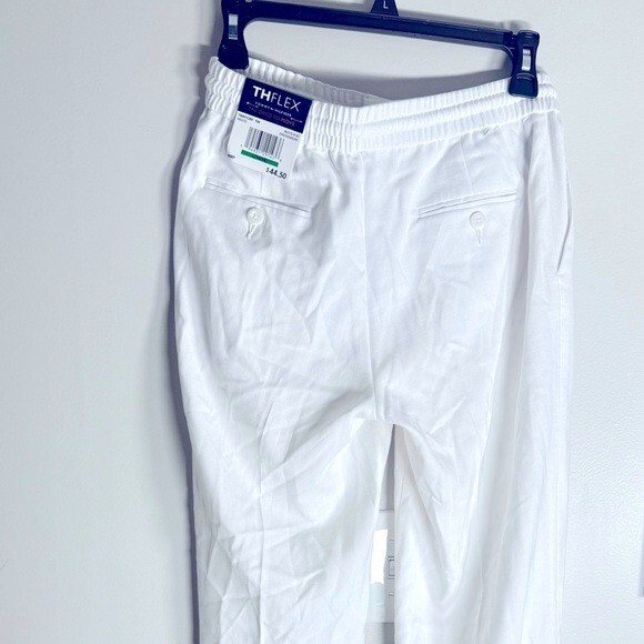 Tommy Hilfiger Big Boys Stretch Drawstring Dress Pants, dress pant white thumbnail 4