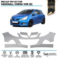 Front Bumper Stone Guard PPF Paint Protection Film For Vauxhall Corsa VXR D 06+