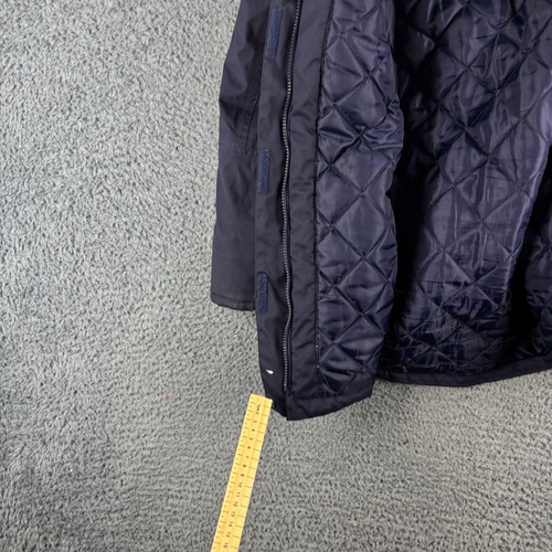 Berghaus Jacket Womens 12 Blue Navy Parka Hooded Puffer Raincoat AQ2 Utility - Picture 4 of 12