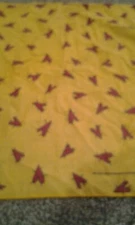 BANDANA HANKY RUSTY HEART USA made COTTON COWBOY WESTERN HIPPIE BIKER SCARF