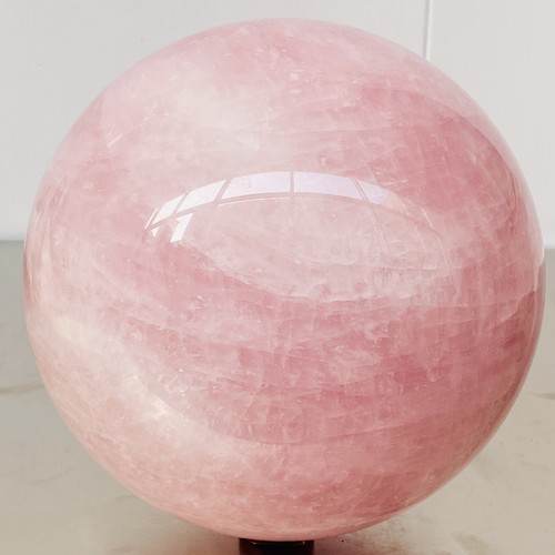 Esfera de cuarzo rosa natural bola de cristal Reiki Healing 13700G - Imagen 7 de 12