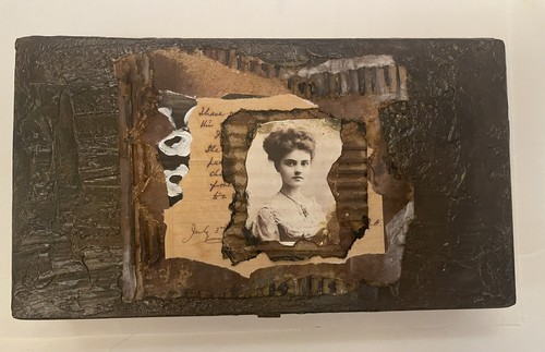 “Call Me”Altered Book. 30 Pages Of RAW Original Art - Foto 1 di 14