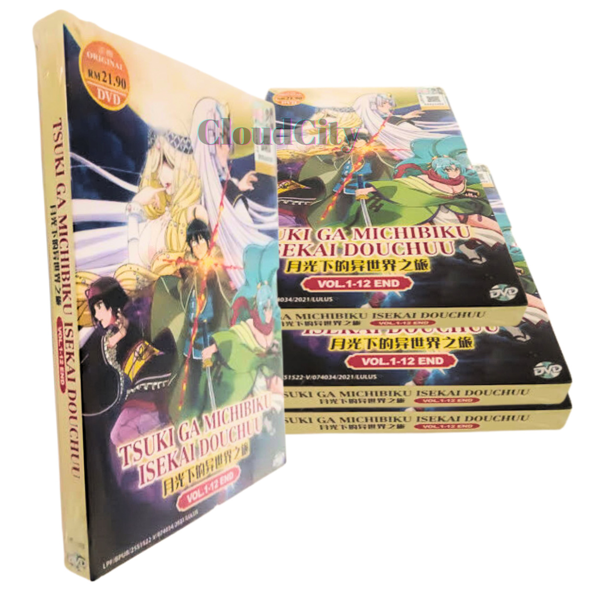 DVD ANIME TSUKIMICHI: Moonlit Fantasy TV Series (1-12 End) English